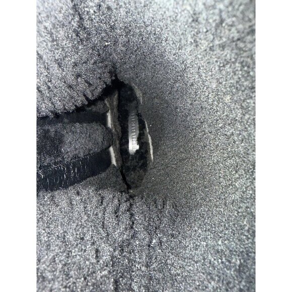 Burberry Black Claredon Shearling Riding Combat Boots Size 9 - Picture 4 of 16